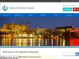 Sites similar to stbonifacehospital.ca