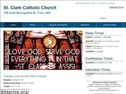 Sites similar to stclarecatholic.org