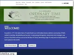 Sites similar to stclareparish.org