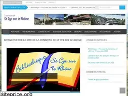Sites similar to stcyrsurlerhone.fr