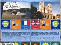 Sites similar to ste-agathe.com
