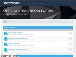 Sites similar to stealthcointalk.com