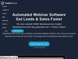Sites similar to stealthseminar.com