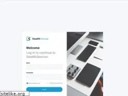 Sites similar to stealthseminarapp.com