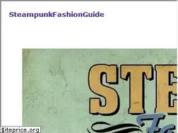 Sites similar to steampunkfashionguide.com