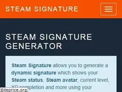 Sites similar to steamsignature.com