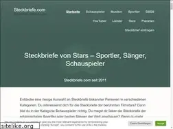 Sites similar to steckbriefe.com