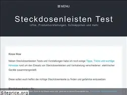 Sites similar to steckdosenleisten-test.de