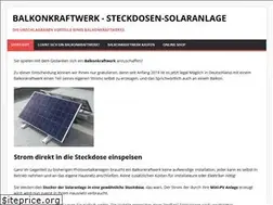 Sites similar to steckdosensolar.de