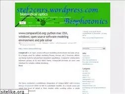 Sites similar to stef2cnrs.wordpress.com
