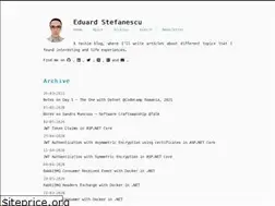 Sites similar to stefanescueduard.github.io