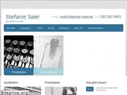 Sites similar to stefanie-saier.de