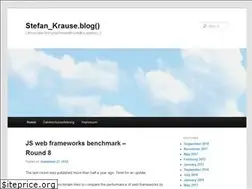 Sites similar to stefankrause.net
