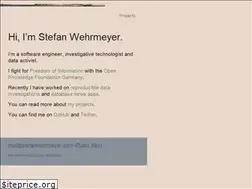 Sites similar to stefanwehrmeyer.com