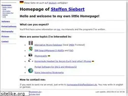 Sites similar to steffensiebert.de
