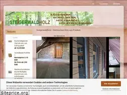 Sites similar to steigerwaldholz.de