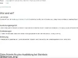 Sites similar to steinbeis-ausbildung.com