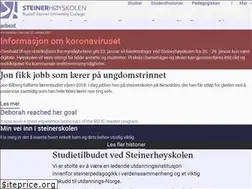 Sites similar to steinerhoyskolen.no