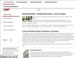 Sites similar to steinfensterbaenke.de
