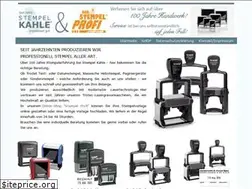 Sites similar to stempel-kahle.de
