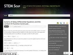 Sites similar to stemsoup.wordpress.com
