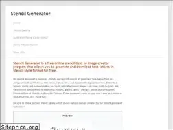 Sites similar to stencilgenerator.com