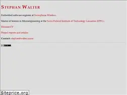 Sites similar to stephan.walter.name
