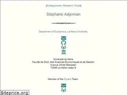 Sites similar to stephane-adjemian.fr