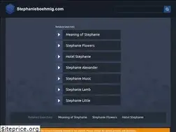 Sites similar to stephanieboehmig.com
