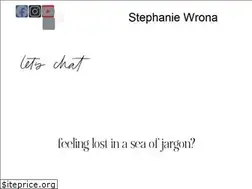 Sites similar to stephaniewrona.com