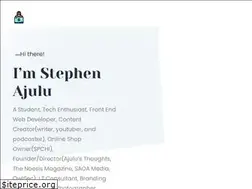 Sites similar to stephenajulu.com