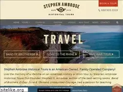 Sites similar to stephenambrosetours.com