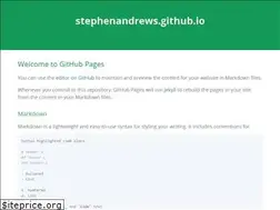 Sites similar to stephenandrews.github.io