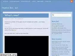 Sites similar to stephenbax.net