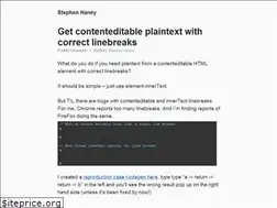 Sites similar to stephenhaney.com