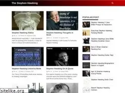 Sites similar to stephenhawkingmemories.blogspot.com