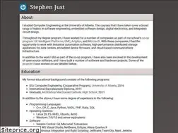 Sites similar to stephenjust.ca