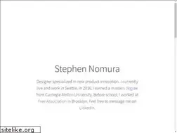 Sites similar to stephennomura.com