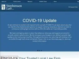 Sites similar to stephenson-law.com