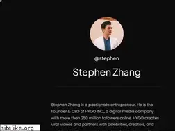 Sites similar to stephenzhang.com