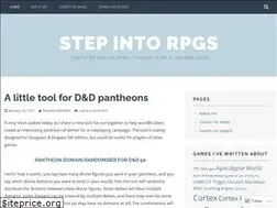 Sites similar to stepintorpgs.wordpress.com