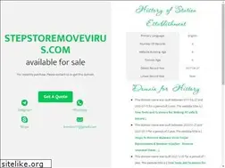 Sites similar to stepstoremovevirus.com