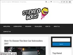 Sites similar to stereoboss.com