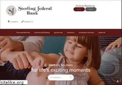 Sites similar to sterlingfederal.com