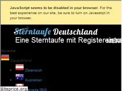 Sites similar to sterntaufe-deutschland.de