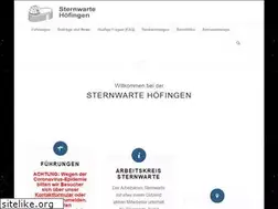 Sites similar to sternwarte-hoefingen.de