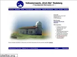 Sites similar to sternwarte-radeberg.de
