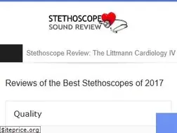 Sites similar to stethoscopesoundreview.com