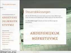 Sites similar to steuerabkuerzungen.de