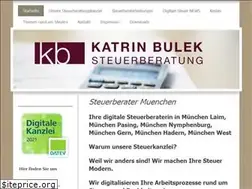 Sites similar to steuerberatung-bulek.de